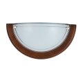 Brilagi - Aplique de pared ORBIS 1xE27/60W/230V 30 cm pino/roble