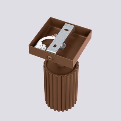 Brilagi - Aplique de pared orientable CRESTO 1xGU10/10W/230V marrón