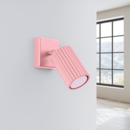 Brilagi - Aplique de pared orientable CRESTO 1xGU10/10W/230V rosa