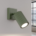 Brilagi - Aplique de pared orientable CRESTO 1xGU10/10W/230V verde