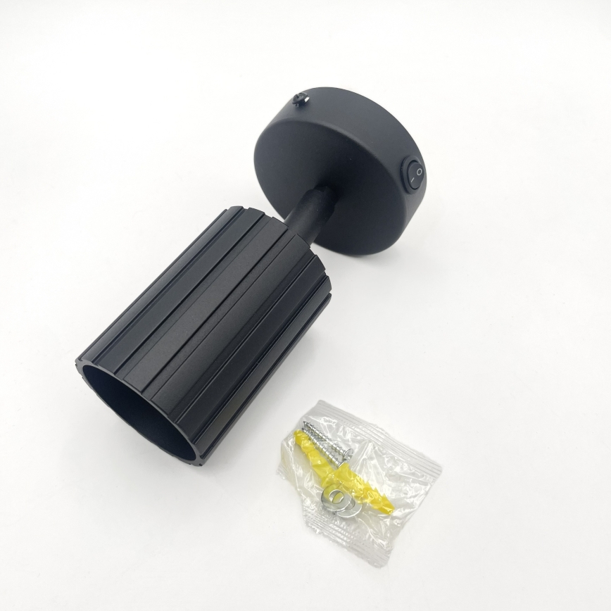 Brilagi - Aplique de pared orientable CRISPINA 1x GU10 / 10 W / 230 V, negro