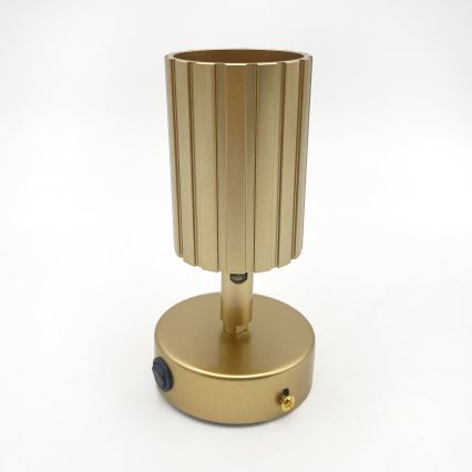 Brilagi - Aplique de pared orientable CRISPINA 1xGU10/10W/230V acabado dorado