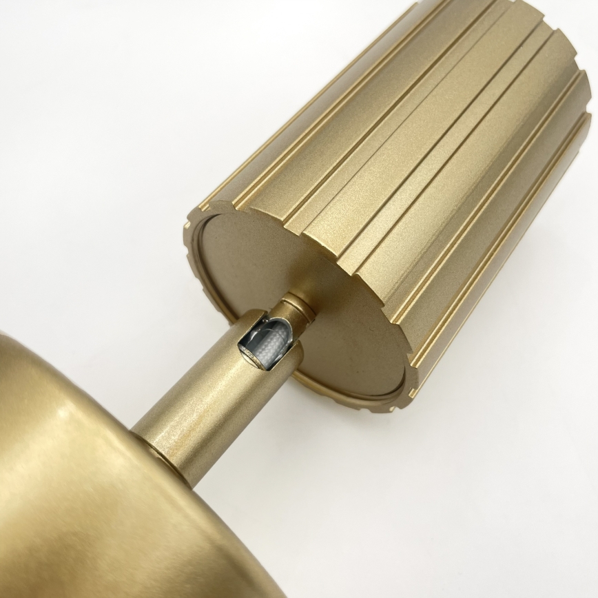 Brilagi - Aplique de pared orientable CRISPINA 1xGU10/10W/230V acabado dorado