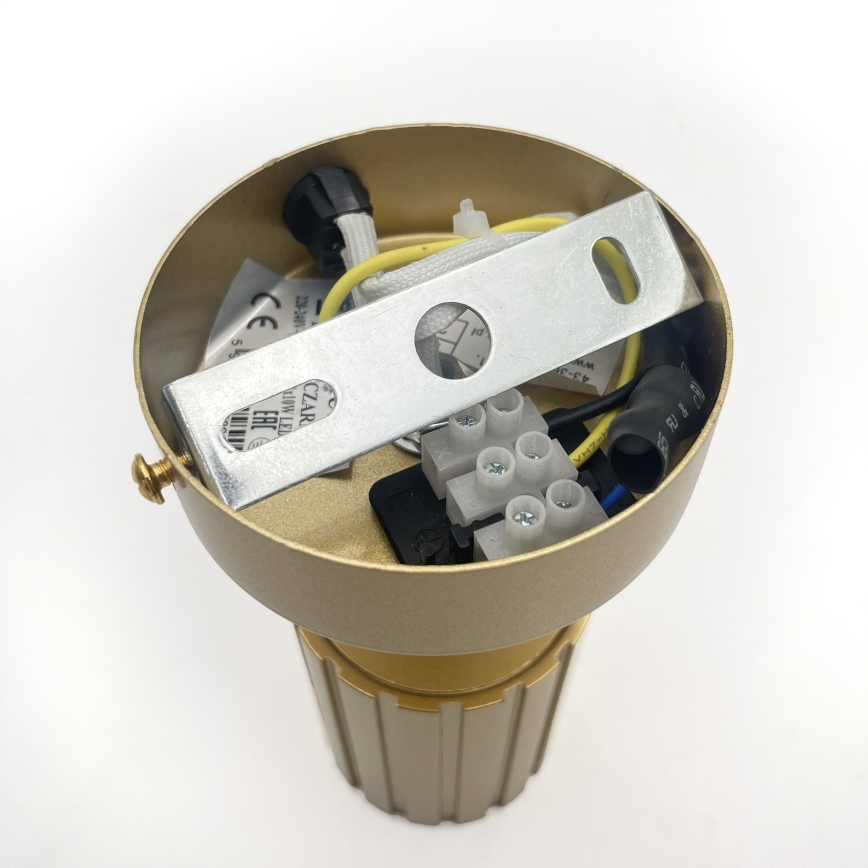 Brilagi - Aplique de pared orientable CRISPINA 1xGU10/10W/230V acabado dorado