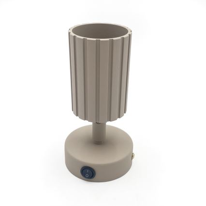 Brilagi - Aplique de pared orientable CRISPINA 1xGU10/10W/230V beige