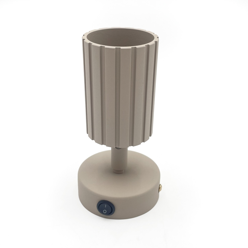 Brilagi - Aplique de pared orientable CRISPINA 1xGU10/10W/230V beige