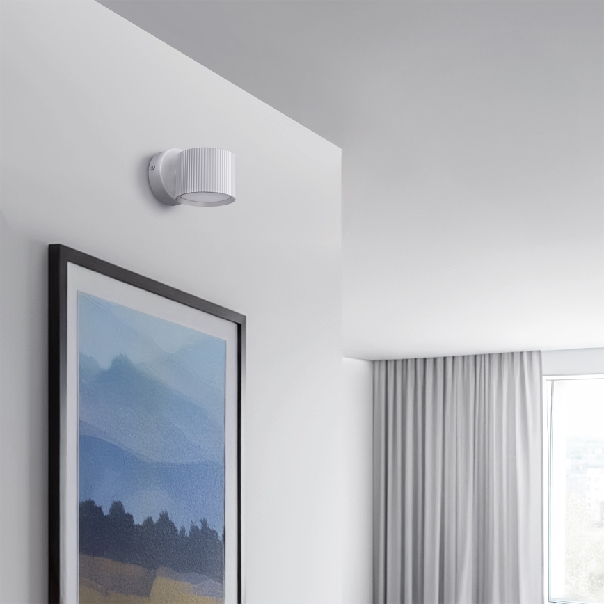 Brilagi - Aplique de pared orientable STRIPY 1xGX53/15W/230V blanco