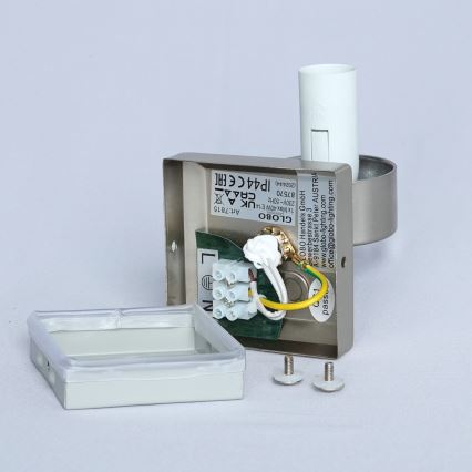 Brilagi - Aplique de pared para baño RAY 1xE14/40W/230V IP44