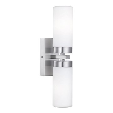 Brilagi - Aplique de pared para baño RAY 2xE14/40W/230V IP44