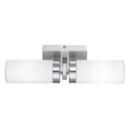 Brilagi - Aplique de pared para baño RAY 2xE14/40W/230V IP44