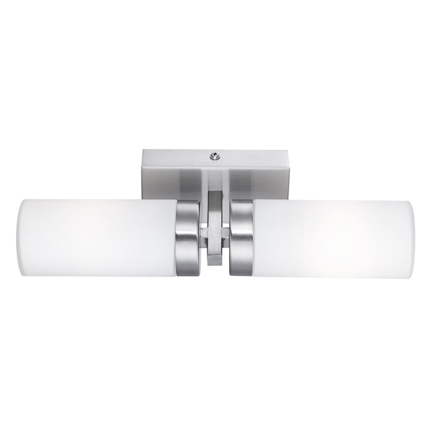 Brilagi - Aplique de pared para baño RAY 2xE14/40W/230V IP44