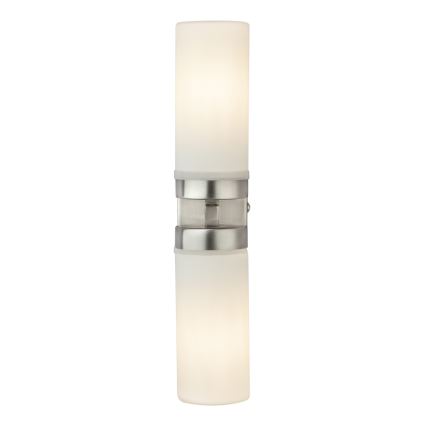 Brilagi - Aplique de pared para baño RAY 2xE14/40W/230V IP44