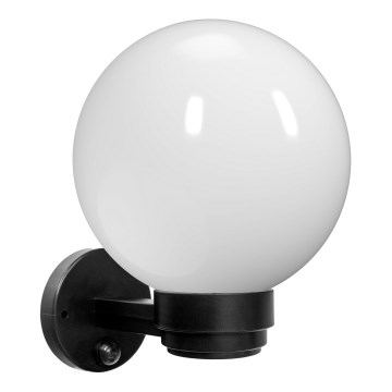 Brilagi - Aplique de pared para exterior con sensor de movimiento HARBOR 1xE27/40W/230V IP33 negro/blanco