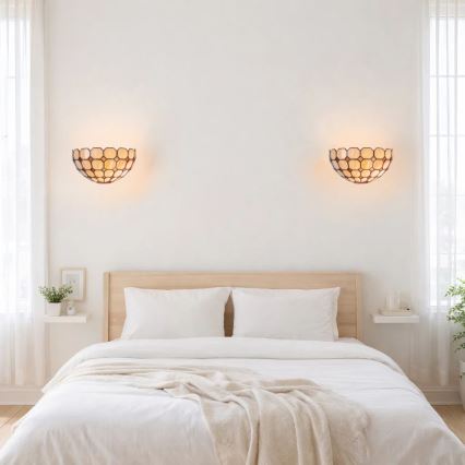Brilagi - Aplique de pared Tiffany DORAN 1xE14/40W/230V