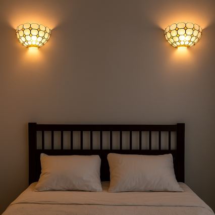 Brilagi - Aplique de pared Tiffany DORAN 1xE14/40W/230V