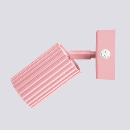 Brilagi - Aplique de pared tipo spot CRESTO 1xGU10/10W/230V rosa