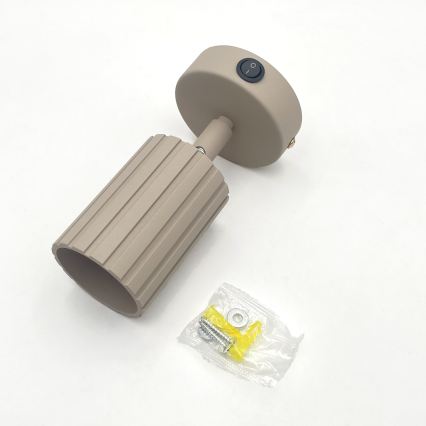 Brilagi - Aplique de pared tipo spot CRISPINA 1xGU10/10W/230V beige