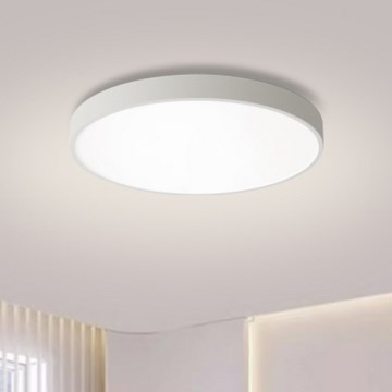 Brilagi - Aplique de techo LED regulable POOL LED/60W/230V 3000-6000K de 60 cm blanco + mando a distancia