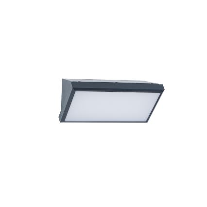 Brilagi - Aplique exterior LED con sensor TRIANGLE LED/20W/230V antracita IP65