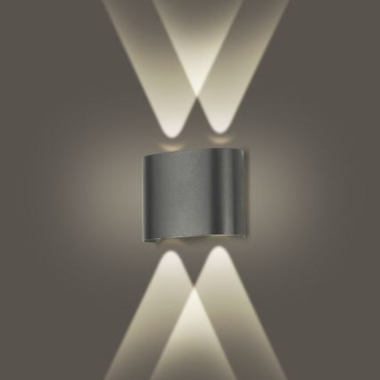 Brilagi - Aplique exterior LED FLAREBOX LED/4W/230V antracita IP65