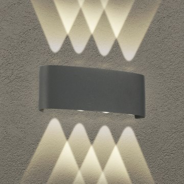 Brilagi - Aplique exterior LED FLAREBOX LED/8W/230V antracita IP65