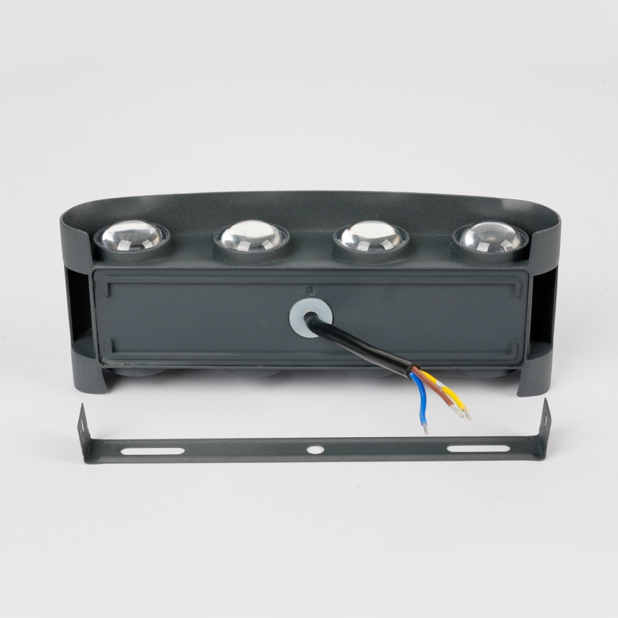 Brilagi - Aplique exterior LED FLAREBOX LED/8W/230V antracita IP65