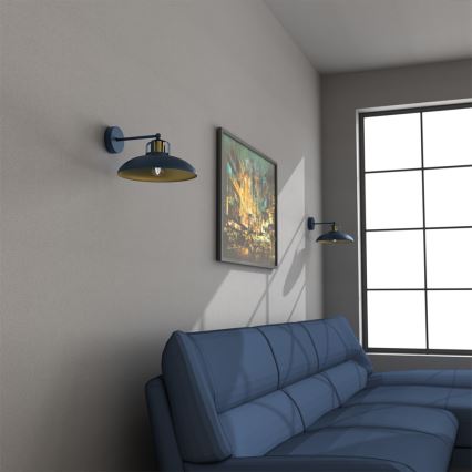 Brilagi - Aplique FLAMENGO 1xE27/60W/230V azul