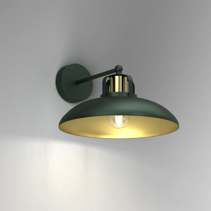Brilagi - Aplique FLAMENGO 1xE27/60W/230V verde