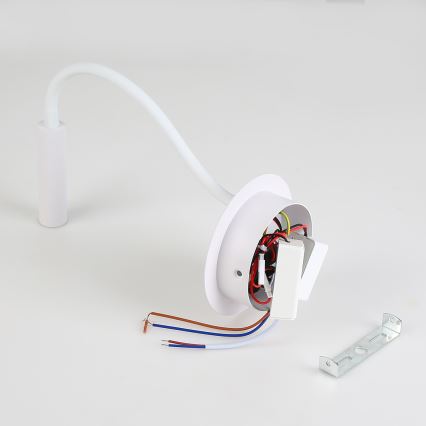 Brilagi - Aplique flexible LED con puerto USB MAYA LED/3W/230V blanco