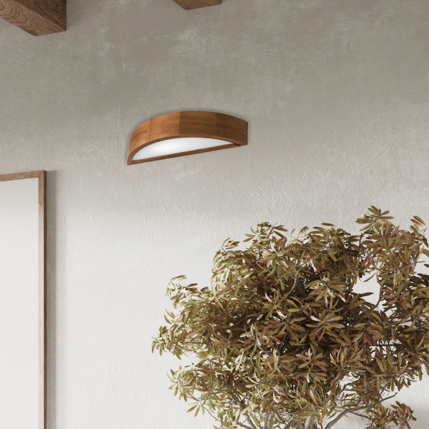 Brilagi - Aplique LED CARVALHO 1xE27/60W/230V roble cereza