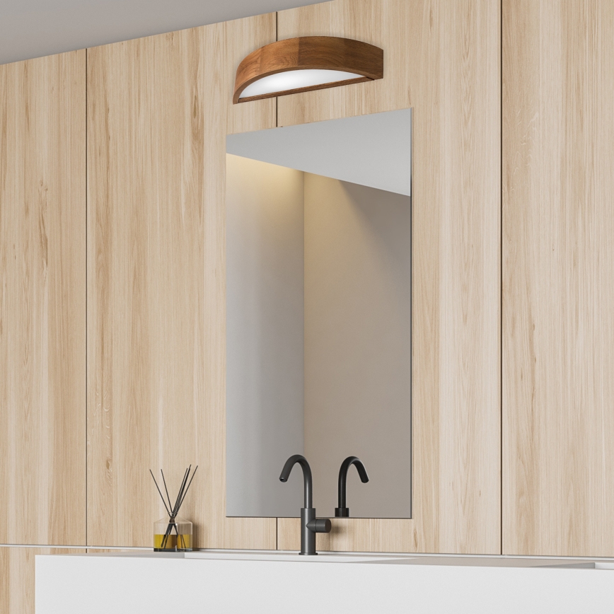 Brilagi - Aplique LED CARVALHO 1xE27/60W/230V roble cereza