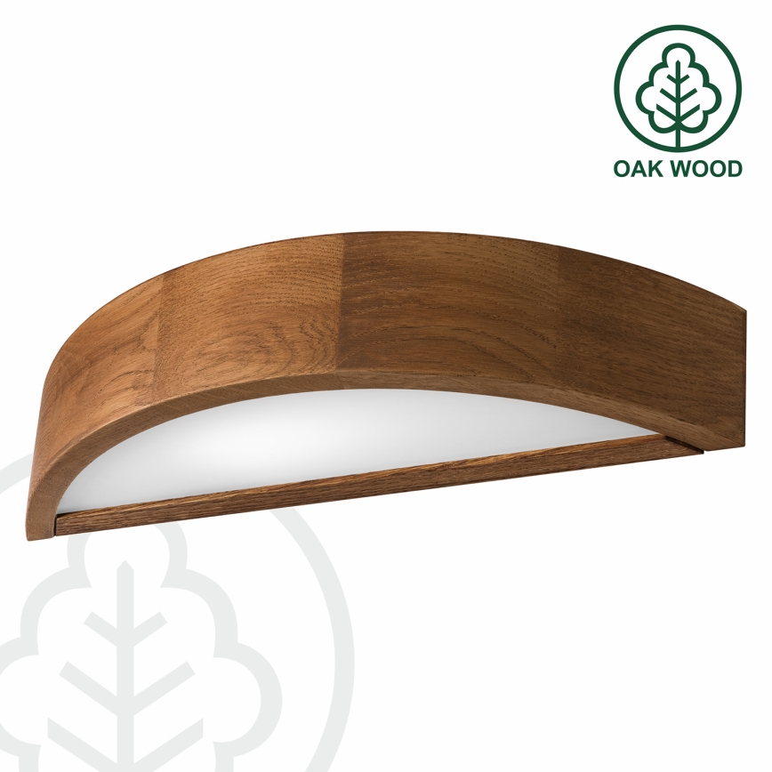Brilagi - Aplique LED CARVALHO 1xE27/60W/230V roble cereza