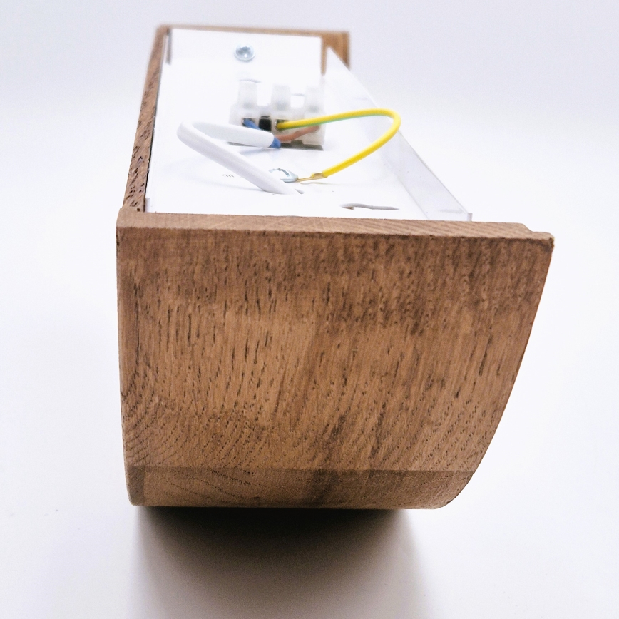 Brilagi - Aplique LED CARVALHO 1xE27/60W/230V roble cereza