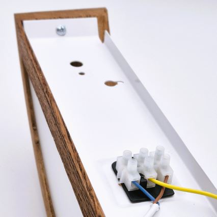 Brilagi - Aplique LED CARVALHO 1xE27/60W/230V roble cereza