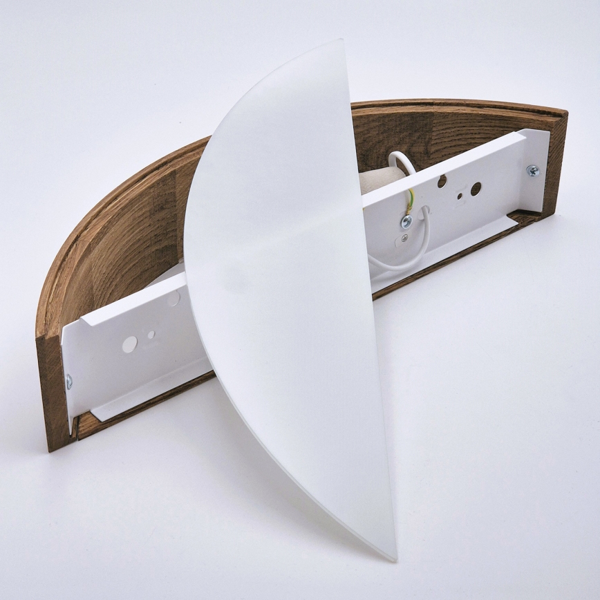 Brilagi - Aplique LED CARVALHO 1xE27/60W/230V roble cereza