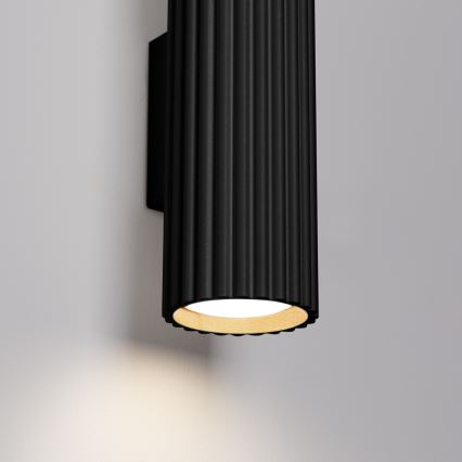 Brilagi - Aplique LED CRESTO 2xGU10/10W/230V 20 cm negro