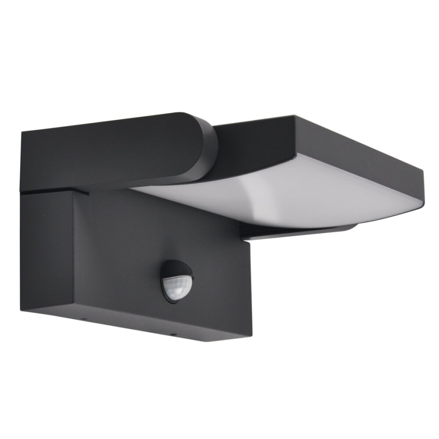 Brilagi - Aplique LED de exterior con sensor ANKLE LED/18W/230V 3000K IP65 antracita