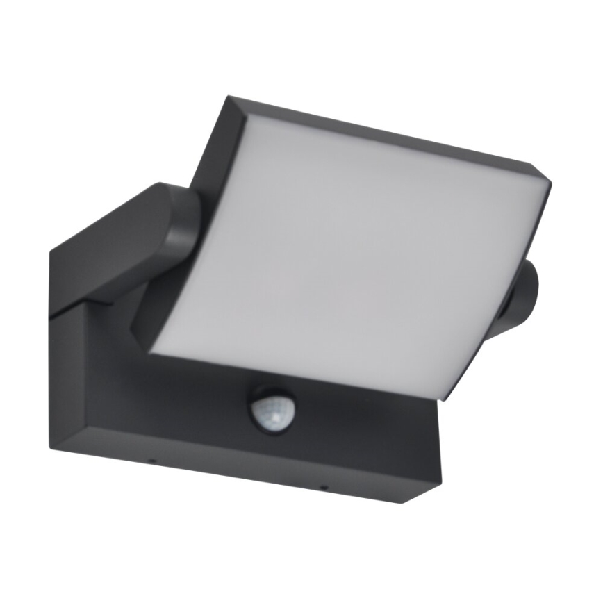 Brilagi - Aplique LED de exterior con sensor ANKLE LED/18W/230V 3000K IP65 antracita