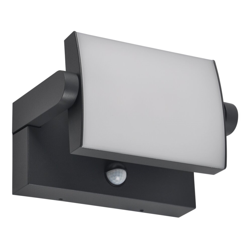 Brilagi - Aplique LED de exterior con sensor ANKLE LED/18W/230V 3000K IP65 antracita