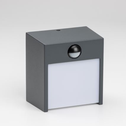 Brilagi - Aplique LED de exterior con sensor TERNI LED/12W/230V antracita IP44