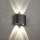 Brilagi - Aplique LED de exterior FLAREBOX LED/4W/230V negro IP65