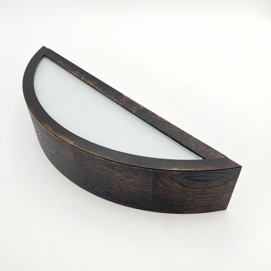 Brilagi - Aplique LED de pared CARVALHO SMOKEY 1xE27/60W/230V roble