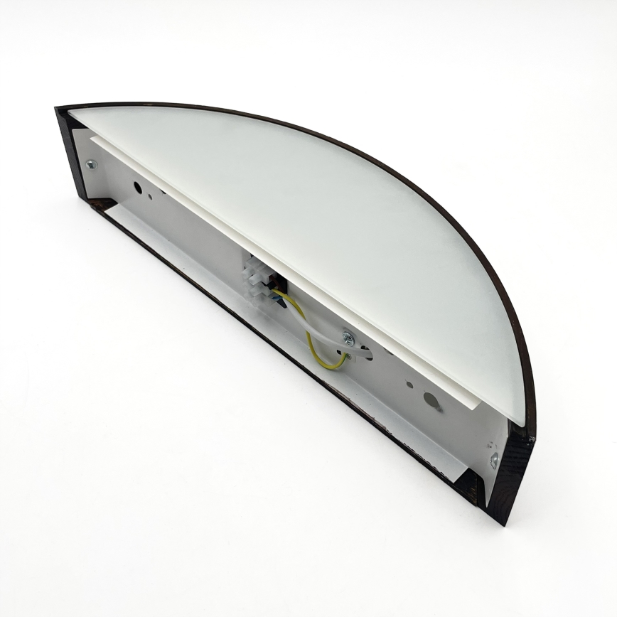 Brilagi - Aplique LED de pared CARVALHO SMOKEY 1xE27/60W/230V roble