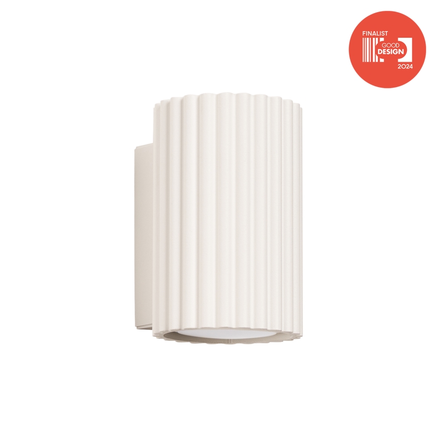 Brilagi - Aplique LED de pared CRESTO 1xGU10/10W/230V 10 cm color crema