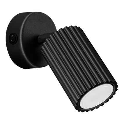 Brilagi - Aplique LED de pared CRESTO 1xGU10/10W/230V negro