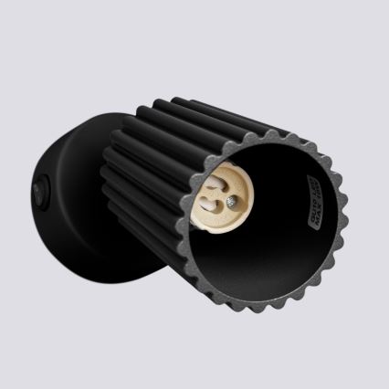 Brilagi - Aplique LED de pared CRESTO 1xGU10/10W/230V negro