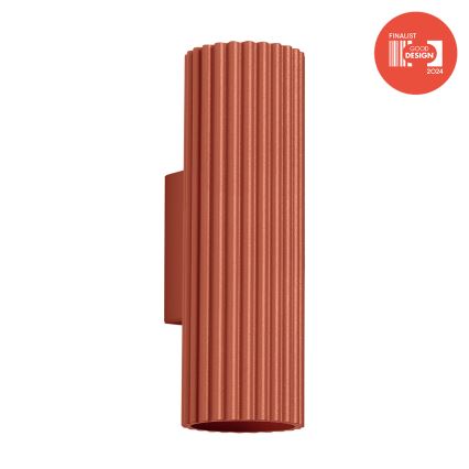 Brilagi - Aplique LED de pared CRESTO 2xGU10/10W/230V 20 cm rojo