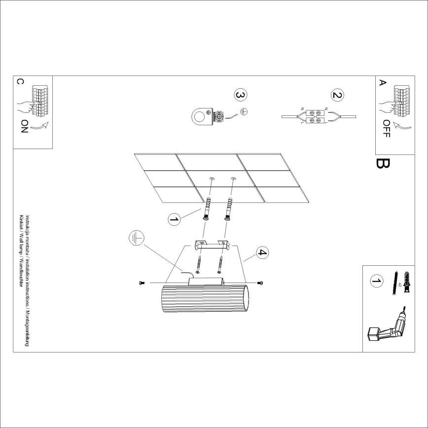Brilagi - Aplique LED de pared CRESTO 2xGU10/10W/230V 20 cm verde