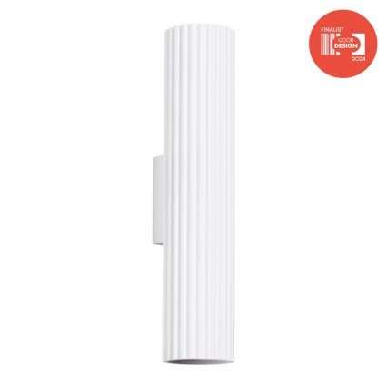 Brilagi - Aplique LED de pared CRESTO 2xGU10/10W/230V 30 cm blanco