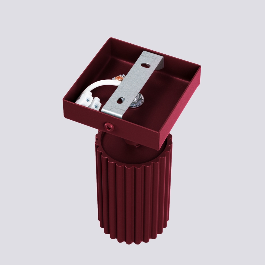 Brilagi - Aplique LED de pared direccional CRESTO 1xGU10/10W/230V burdeos